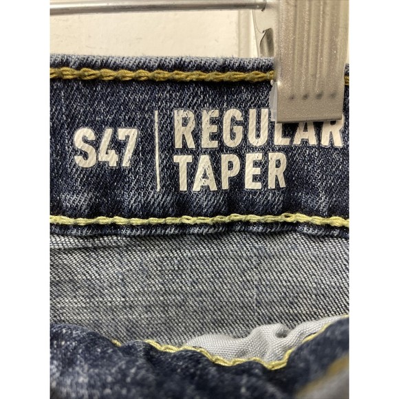 Levis Jeans Mens Size 28x30 Blue S47 Straight Regular Taper Casual Everyday - Picture 3 of 12